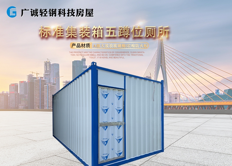 香港 标准集装箱五蹲位厕所